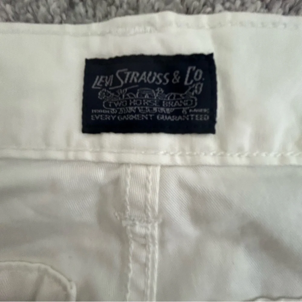 Levi's White‎ Cargo Shorts Relaxed Fit Cotton